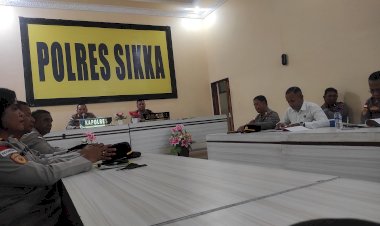 Anev-Polres-Sikka-Polda-NTT-:-Disiplin-Internal,-Patroli-Intensif,-dan-Kasus-Tertunggak-Harus-Dituntaskan