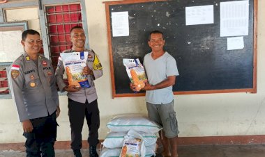 Polres-Sikka-Polda-NTT-Bersama-Petani-Karitas-Dukung-Ketahanan-Pangan-Melalui-Penanaman-Jagung-Serentak