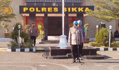 “Jaga-Marwah-Institusi,-Kasi-Propam-Polres-Sikka-Polda-NTT-Ingatkan-Personel-Hindari-Pelanggaran”