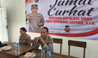 Bangun-Generasi-Cerdas-dan-Tertib,-Polres-Sikka-Polda-NTT-Hadirkan-Jumat-Curhat-di-Sekolah-Muhammadiyah-Waioti