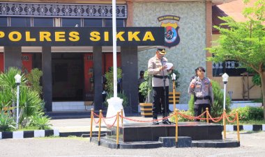 Wujud-Siaga-Polres-Sikka-Polda-NTT,-Kapolres-Pimpin-Apel-Kesiapan-Hadapi-Bencana-Hidrometeorologi-2025