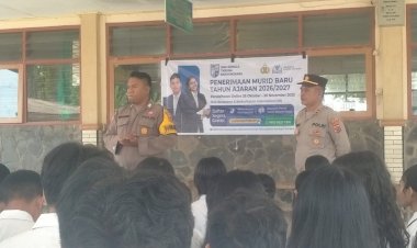 Polsek-Alok-Polres-Sikka-Sosialisasikan-SMA-Taruna-Bhayangkara:-Seleksi-Bersih,-Transparan,-dan-Humanis