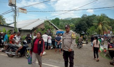 Polsek-Paga-Polres-Sikka-Jaga-Ketat-Pasar-Lekebai,-Judi-dan-Premanisme-Tak-Diberi-Ruang