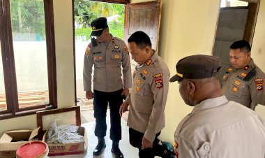 Kapolres-Sikka-Tinjau-Proyek-Rumah-Dinas-Polri-di-Paga,-Pastikan-Mutu-Bangunan-Terjamin