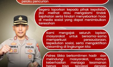 Kapolres-Sikka-Keluarkan-Himbauan-Kamtibmas,-Ajak-Warga-Waspada-dan-Bersatu-Cegah-Aksi-Pencurian