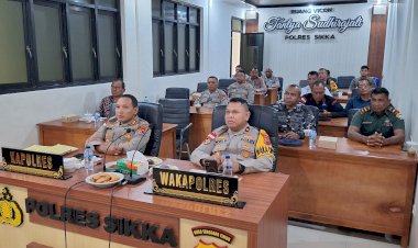 Solid-dan-Responsif,-Polres-Sikka-Polda-NTT-Ikuti-Langsung-Peresmian-SPPG-Polri-Pimpinan-Presiden-RI