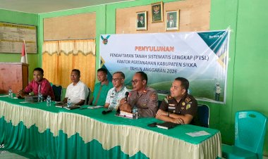Mengunci-Kepastian,-Mencegah-Sengketa:-Kapolsek-Nelle-Jadi-Garda-Pengawal-PTSL-2026-di-Sikka