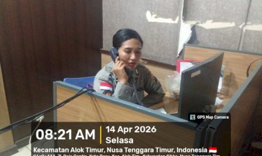 “Tanpa-Dering-Darurat,-Kamtibmas-Tetap-Terjaga:-Operator-110-Polres-Sikka-Siaga-Penuh”