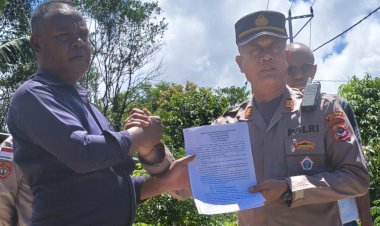 Eksekusi-Lahan-Sengketa-di-Natawulu-Berjalan-Kondusif,-Polres-Sikka-Amankan-Proses-hingga-Tuntas