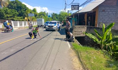 Satu-Tewas-dalam-Tabrakan-Dua-Motor-di-Lokaria,-Sat-Lantas-Polres-Sikka-Dalami-Penyebab-Lewat-Olah-TKP