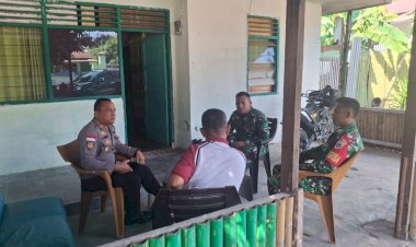 TNI–Polri-di-Sikka-Perkokoh-Soliditas,-Seluruh-Kapolsek-Serentak-Sambangi-Koramil-Demi-Kamtibmas-yang-Kondusif
