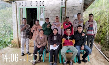 “Tak-Ingin-Polemik-Lama-Terulang,-Kapolsek-Paga-Kawal-Legalitas-Lahan-Kantor-Desa-Ndaimbere”