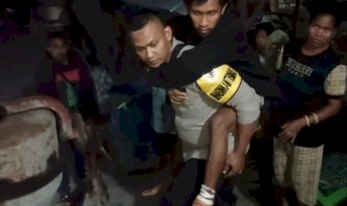Malam-Gelap,-Misi-Tak-Terhenti:-Dua-Korban-Gempa-Palue-Dievakuasi-Darurat-ke-Maumere