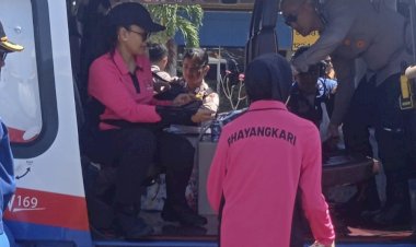 Maumere-Pintu-Transit,-Maukaro-Ende-Titik-Pengabdian:-Ketum-Bhayangkari-Bawa-Misi-Kemanusiaan-untuk-Korban-Gempa-Flores