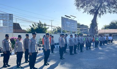 Pengamanan-Kunjungan-Jokowi-Dimatangkan,-102-Personel-Polres-Sikka-Bergerak-hingga-Palue