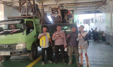 Polres-Sikka-Kawal-Truk-Bor-PUPR-ke-Palue,-Tiga-Titik-Pengeboran-Air-Bersih-Disiapkan