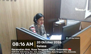 Siang-dan-Malam-Tetap-Siaga!-Operator-110-Polres-Sikka-Kawal-Akses-Pelayanan-Kepolisian