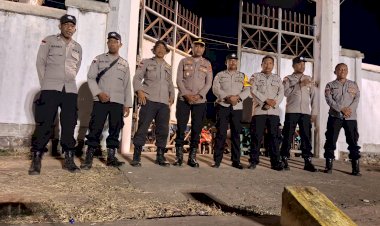 Personel-Polres-Sikka-Amankan-Turnamen-Bola-Voli-Bupati-Cup-II-Tahun-2026,-Pertandingan-Berlangsung-Kondusif
