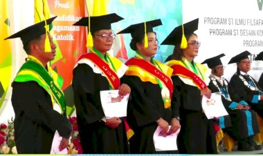 Di-Balik-Sukacita-Wisuda-357-Mahasiswa-IFTK-Ledalero,-Polres-Sikka-dan-Polsek-Nita-Waspadai-Potensi-Gangguan-Kamtibmas