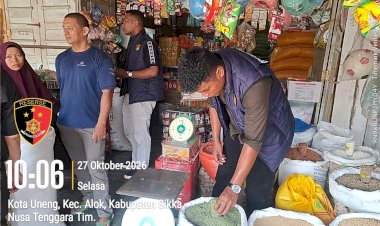 Polres-Sikka-Perketat-Pengawasan-Pangan,-Beras-hingga-Telur-Jadi-Sasaran-Pemeriksaan
