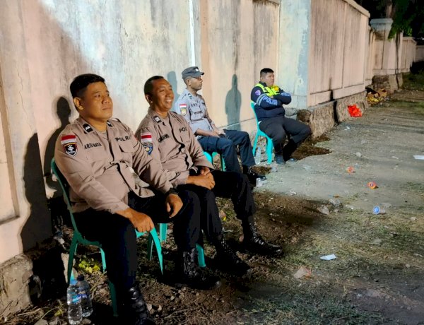 Polres Sikka Polda NTT Jaga Kondusivitas Turnamen Voli Bupati Cup I, Dua Laga Panas Berakhir Aman