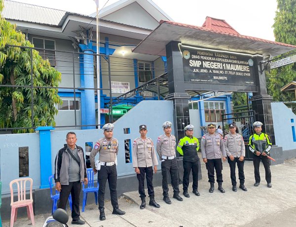 Pengamanan Ketat Warnai Pentas Seni Tahunan Spensa Musik dan Art Festival di SMPN 1 Maumere