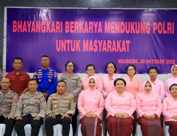 Bhayangkari Polres Sikka Polda NTT Peringati HKGB ke-73: Wujudkan Bhayangkari Berkarya, Mendukung Polri untuk Masyarakat