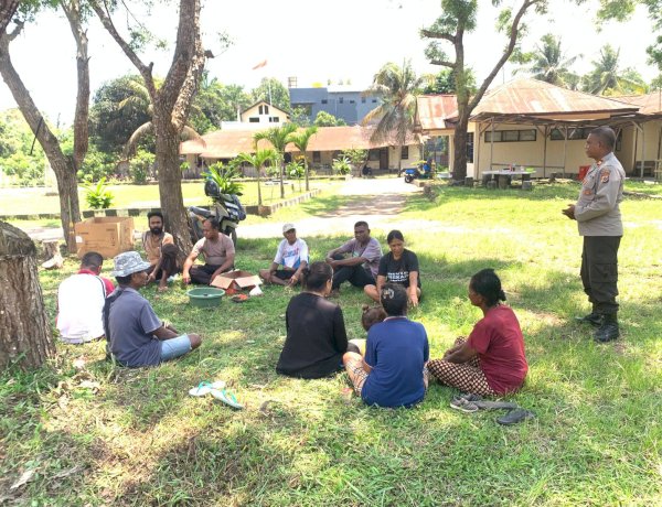 Polsek Nita Polres Sikka Polda NTT Dengarkan Aspirasi Warga Tour Orin Bao dalam Kegiatan Jumat Curhat