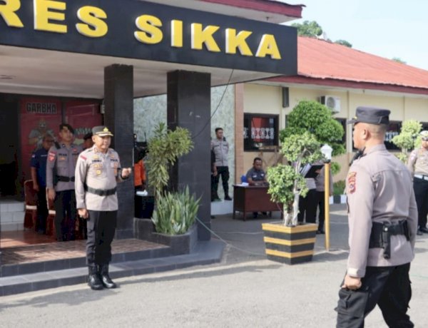 Polres Sikka Polda NTT Siaga! Seluruh Unsur Dikerahkan Hadapi Ancaman Bencana Hidrometeorologi 2025”