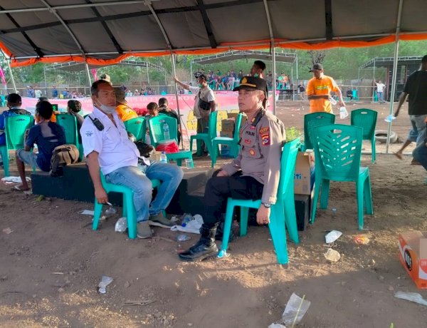 “150 Crosser Panaskan Lintasan Palmira Tree Bray, Polres Sikka Polda NTT Pastikan Keamanan Kejuaraan Grasstrack Bupati Cup Seri I”