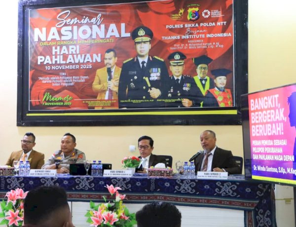 Seminar Nasional Polres Sikka Polda NTT: Menyulut Api Kepahlawanan di Dada Pemuda