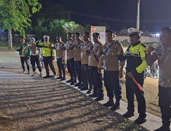 Pengamanan Ketat Polres Sikka Polda NTT, Turnamen Voli Bupati Cup I 2025 Berjalan Kondusif