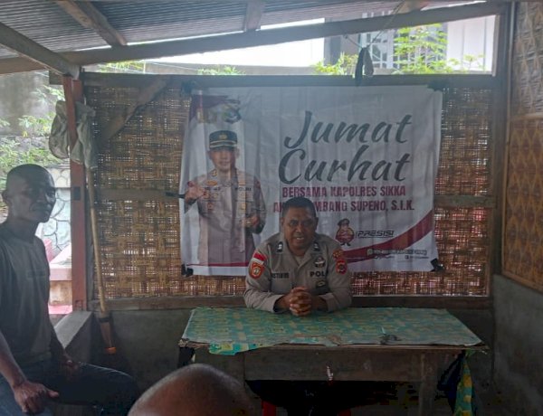 “Polsek Lela Polres Sikka Turun Langsung Dengar Keluhan Warga: Musik Pesta Bising hingga Motor Knalpot Brong Jadi Sorotan Jumat Curhat”