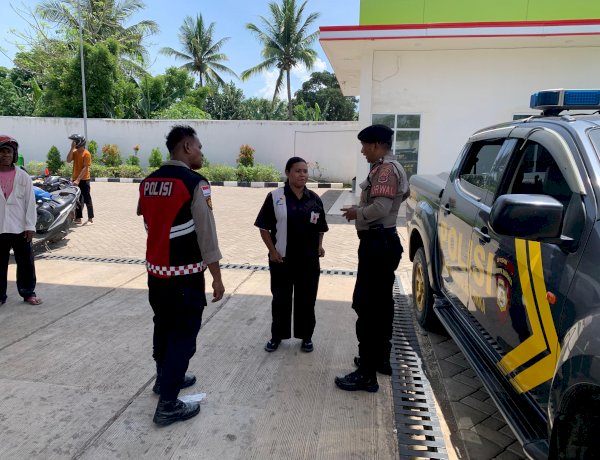 Polres Sikka Polda NTT Sisir SPBU, Patroli Kota Presisi Redam Gejolak di Tengah Kelangkaan Solar