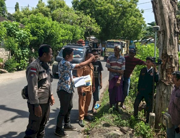 Pengukuran Tanah Warga di Pesisir Lela, Bhabinkamtibmas Jadi Penjaga Transparansi dan Kedamaian