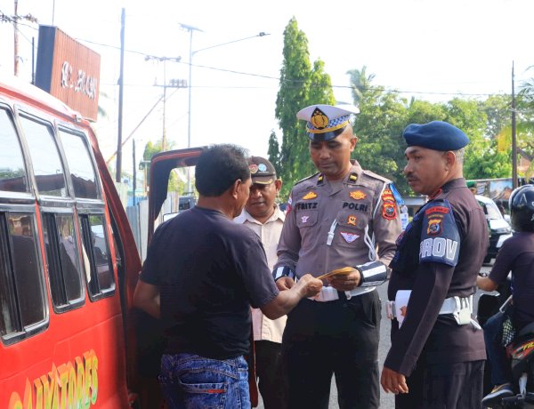 Himbauan, Sosialisasi hingga Penindakan, Satlantas Polres Sikka Polda NTT All Out di Operasi Zebra Turangga 2025