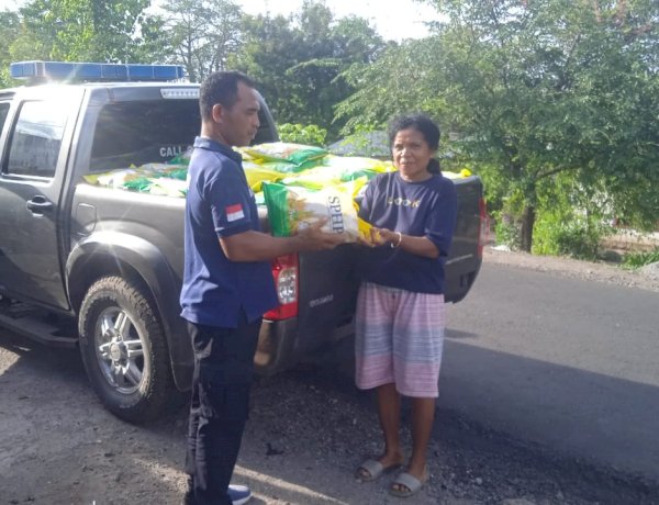 Sinergi Polres Sikka Polda NTT–Bulog: Pangan Murah di Waigete, 1 Ton Beras Habis dalam Sehari