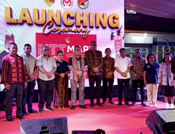 Pengamanan Terpadu Polres Sikka Polda NTT Warnai Peresmian NTT Mart Dekranasda Kabupaten Sikka