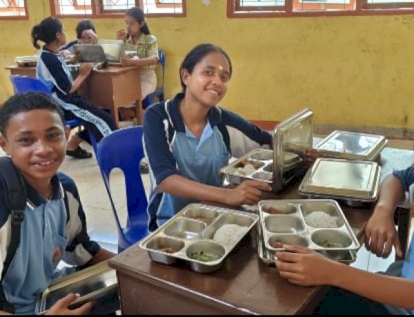 Dari PAUD hingga Posyandu, Program Makan Bergizi Gratis Presiden RI Sukses Digelar di Sikka