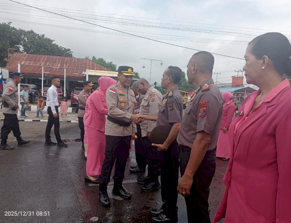67 Personel Polres Sikka Polda NTT Naik Pangkat, Kapolres Tegaskan Kenaikan Pangkat Adalah Amanah dan Tanggung Jawab