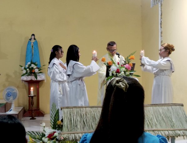 Gegap Gempita Koor KBG Santo Paulus, Misa Tutup Tahun Napunglangir Aman dalam Pengawalan Polres Sikka Polda NTT