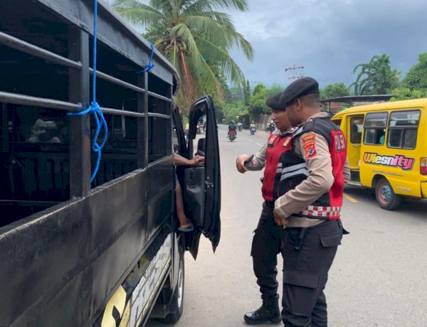 Polres Sikka Polda NTT Hadir di Semua Lini, Keamanan Awal Tahun Terjaga