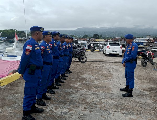 Perkuat Disiplin dan Kesiapsiagaan, Sat Polairud Polres Sikka Polda NTT Jaga Stabilitas Keamanan Laut