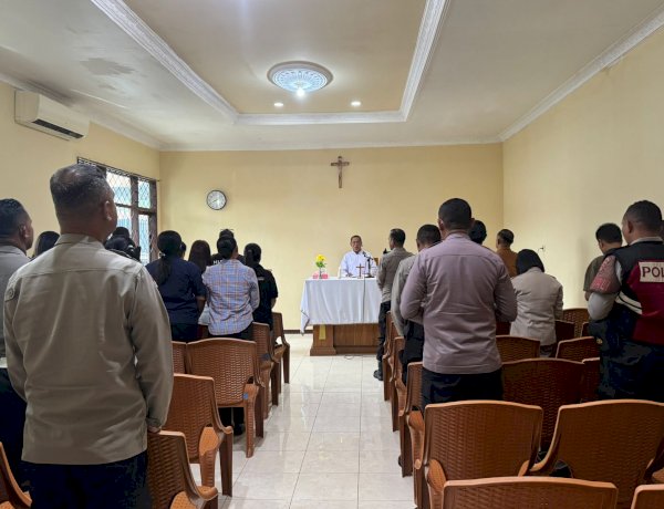 Binroh Lintas Agama, Komitmen Polres Sikka Polda NTT Bangun SDM Polri yang Beriman dan Berintegritas