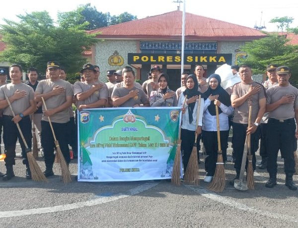 Korvey Penuh Makna, Polres Sikka Polda NTT Sambut Isra Mikraj dengan Semangat Kebersamaan dan Penguatan Nilai Spiritual