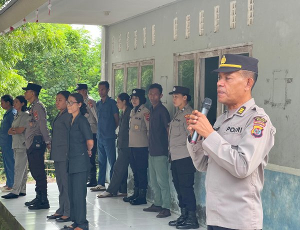 Bullying Bukan Candaan: Pesan Keras Polres Sikka Polda NTT di Hadapan Pelajar SMP St. Mikhael Brai”