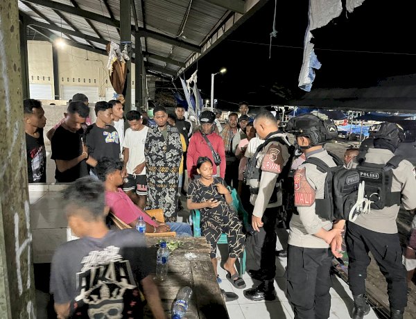 Tegas namun Humanis, Samapta Polres Sikka Polda NTT Amankan Malam Lewat Patroli Presisi