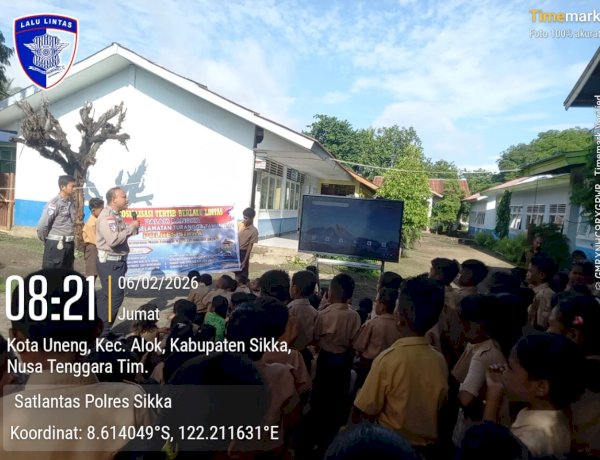 “Sosialisasi Operasi Turangga 2026: Polres Sikka Polda NTT Cetak Generasi Tertib di Jalan Raya”