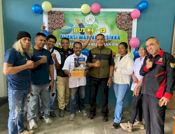 HUT AWAS ke-12, Kapolres Sikka Perkuat Kemitraan Strategis dengan Insan Pers