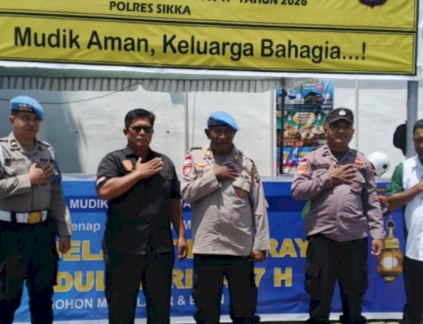Operasi Ketupat Turangga 2026, Propam Polres Sikka Pastikan Personel Siaga di Pos Pengamanan